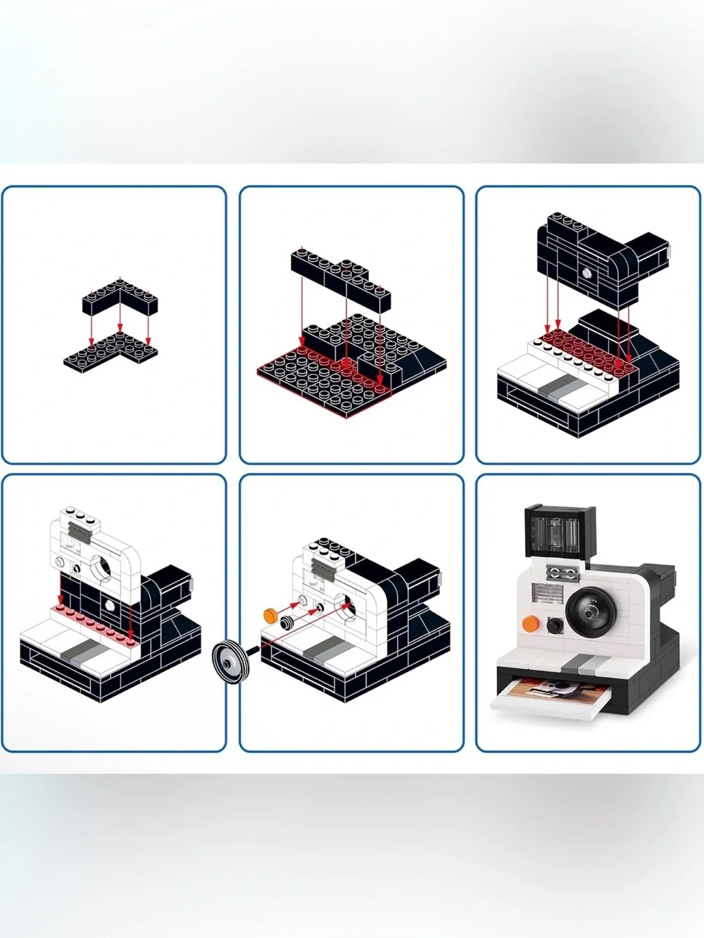 MAX Premium Retro Building Bricks Collection (Polaroid) by ZURU,